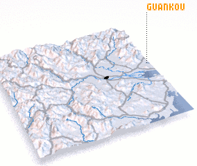 3d view of Guankou