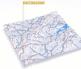 3d view of Baishaguan