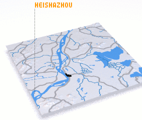 3d view of Heishazhou