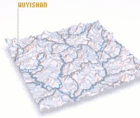 3d view of Wuyishan