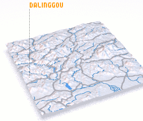 3d view of Dalinggou