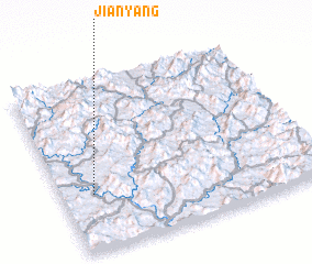 3d view of Jianyang