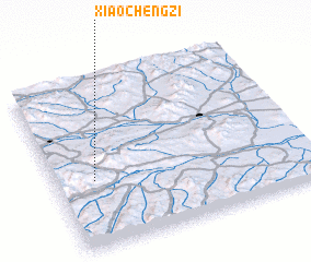 3d view of Xiaochengzi