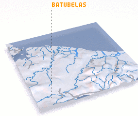 3d view of Batu Belas