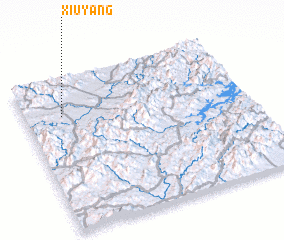 3d view of Xiuyang