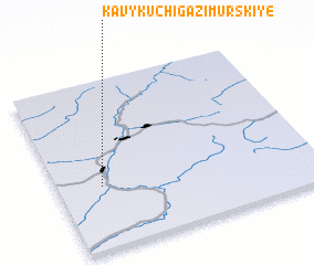 3d view of Kavykuchi-Gazimurskiye