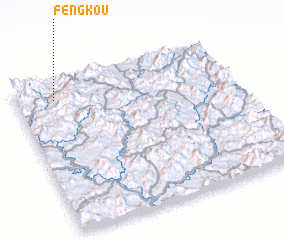 3d view of Fengkou