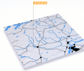 3d view of Baimihu