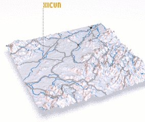 3d view of Xicun