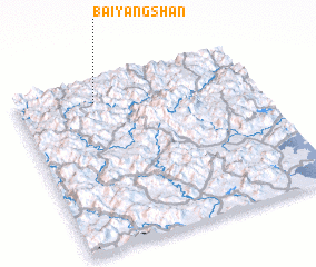 3d view of Baiyangshan