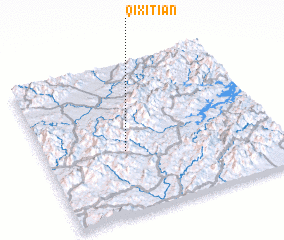 3d view of Qixitian