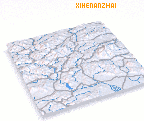 3d view of Xihenanzhai