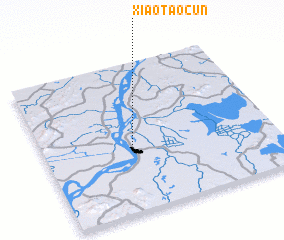 3d view of Xiaotaocun