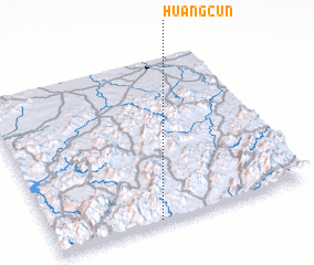 3d view of Huangcun