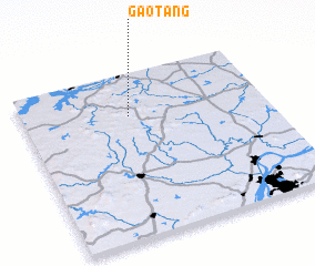 3d view of Gaotang