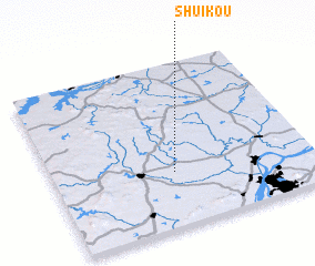 3d view of Shuikou
