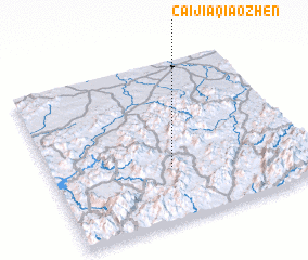 3d view of Caijiaqiaozhen