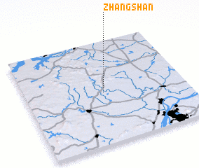 3d view of Zhangshan