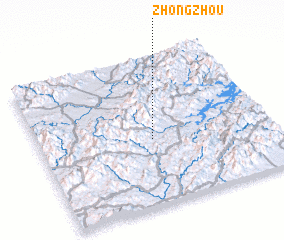 3d view of Zhongzhou