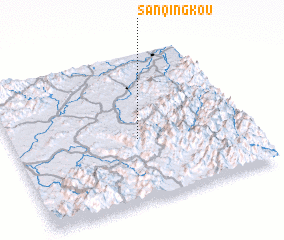 3d view of Sanqingkou