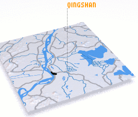 3d view of Qingshan