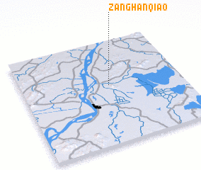 3d view of Zanghanqiao