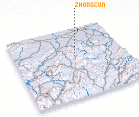 3d view of Zhongcun