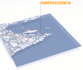 3d view of Kampong Seraya