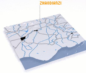 3d view of Zhaodianzi