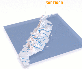 3d view of Santiago