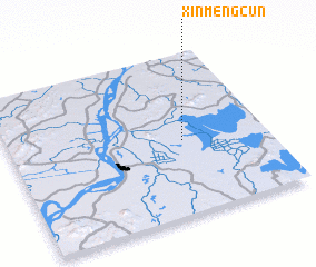 3d view of Xinmengcun