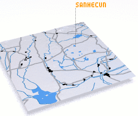 3d view of Sanhecun