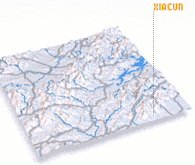 3d view of Xiacun
