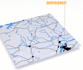 3d view of Hepingmen