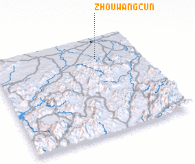 3d view of Zhouwangcun