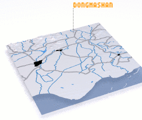 3d view of Dongmashan