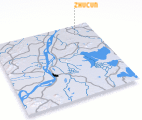 3d view of Zhucun