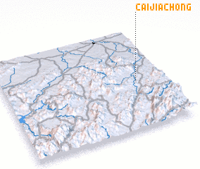 3d view of Caijiachong