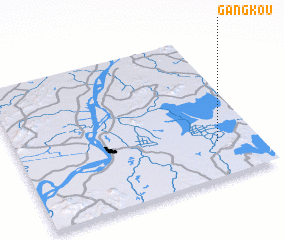 3d view of Gangkou