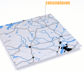 3d view of Sanguandian