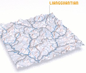 3d view of Liangguantian