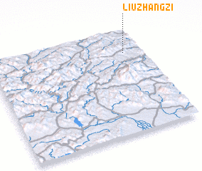 3d view of Liuzhangzi