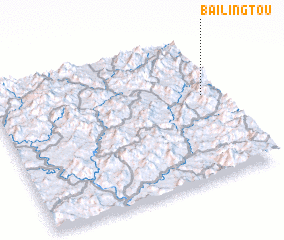 3d view of Bailingtou