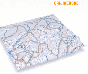 3d view of Caijiachong