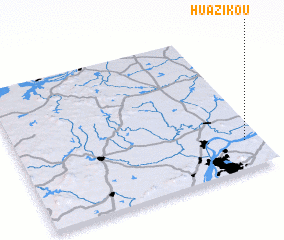 3d view of Huazikou