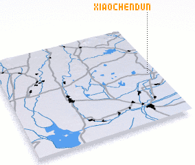 3d view of Xiaochendun