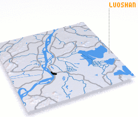 3d view of Luoshan