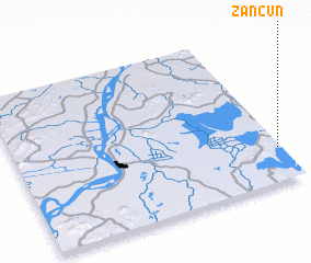 3d view of Zancun