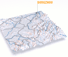 3d view of Dongzhou