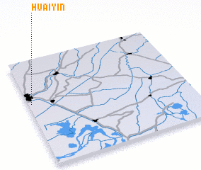 3d view of Huaiyin